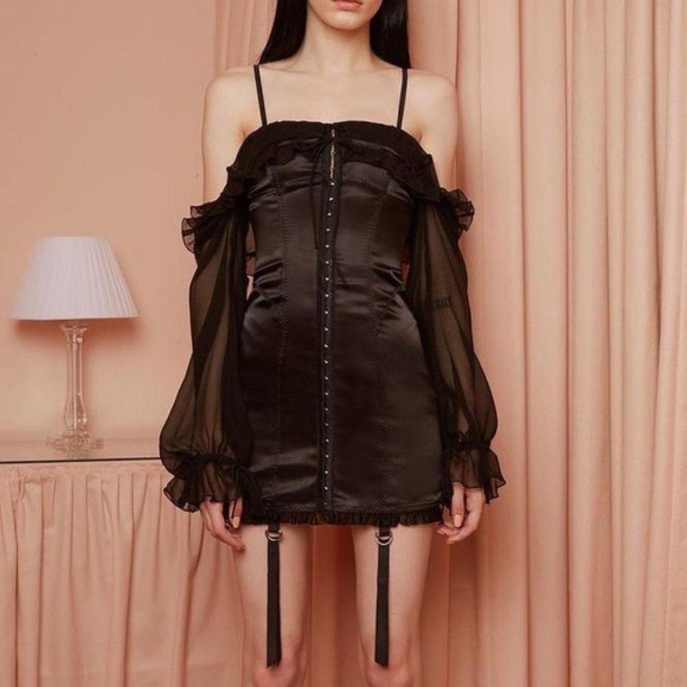 DAISY Limited Holy Vessel Dress in Black - XS / NWT
